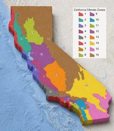 Climate zone building performance data